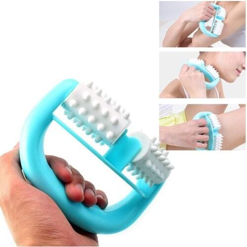 D Type Fat Burner Roller Massage Anti Cellulite Weight Loss Leg Abdomen Neck Buttocks Cellulite Massager Slimer Health Care Tool