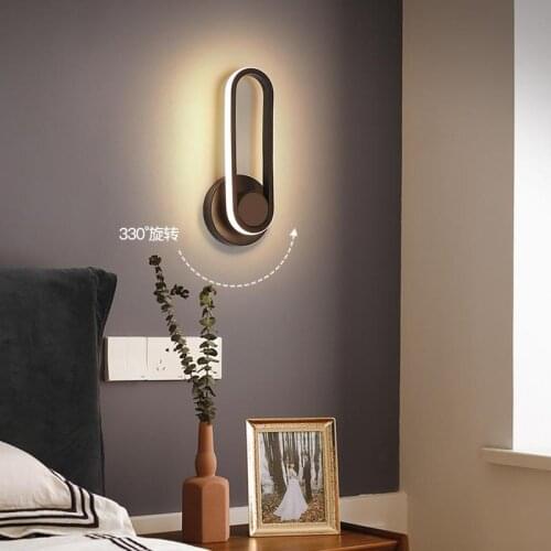 Modern Art Wall Lamp Vanity Mirror Lights Bedroom Bathroom Bedside Lamp Wall Light Stair Living Room Decoration Wall Sconce Lamp