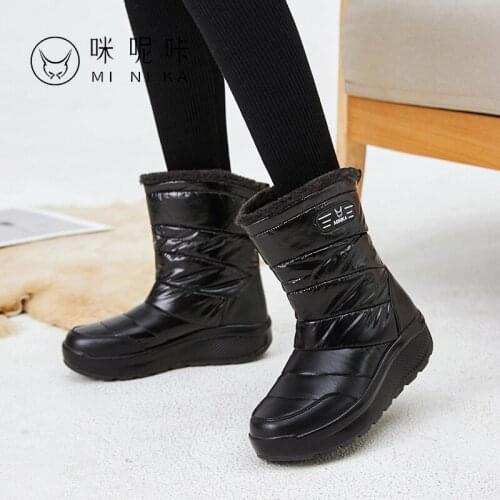 Women winter boots 2020 woman snow boots warm shoes waterproof non-slip winter shoes for women