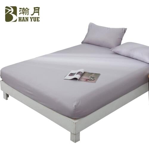 105G Thickened, Sanded Fabric Fitted Sheet Simmons Mattress Pure Color Protective Cover Hotel Hotel Bedding