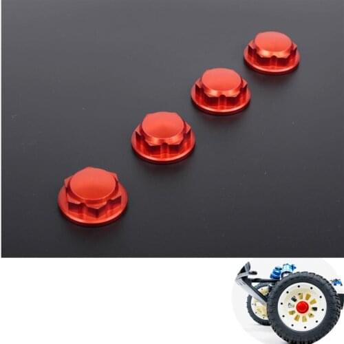 4Pcs RC Car Metal Wheel Adapter Fit For 1/5 RC LOSI 5IVE-T Rovan LT Remote Control Toys Gasoline Truck
