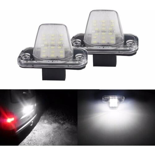 ANGRONG LED License Number Plate Light White For VW Transporter T4 / Caravelle MK4 (excluding the double cab mode)1990-03(CA336)