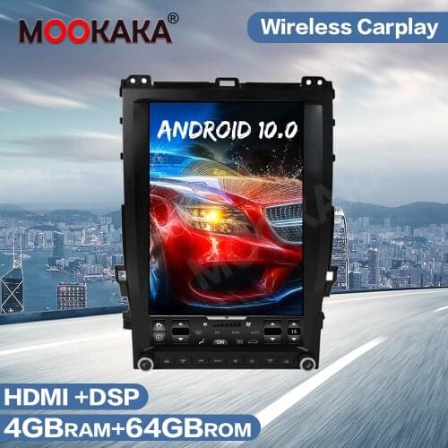 Android 10.0 4+64GB Car Radio Multimedia Player For Toyota Land Cruiser Prado 2002-2010 GPS Navigation Auto Stereo Head Unit DSP