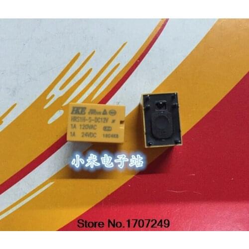 Free Shipping 100pcs/lot 100% new original relay HKE HUIGANG signal relay HRS1H-S-DC12V 6PIN/1A
