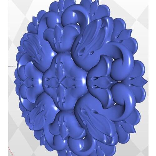 For cnc in STL file rosette_58 3d model relief format 3d