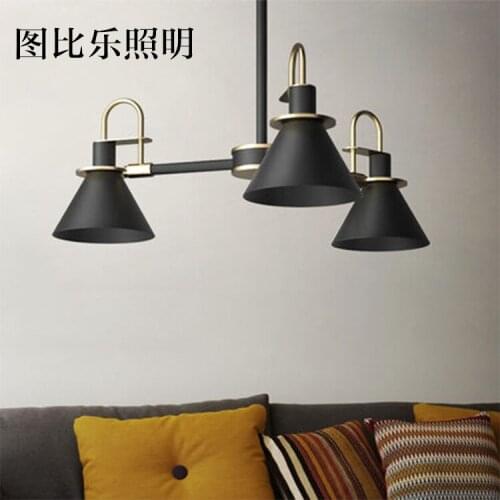 Vintage iron country lamp shades chandeliers ceiling modern led chandelier hanglampen lamparas de techo living room decoration