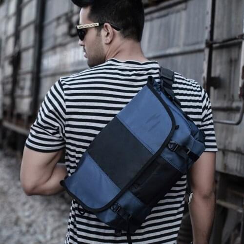 Famous Brand Men Sport Messenger Bag Boy Bicycle Messenger with Laptop Compartment Oxford Sports Shoulder Bags for Bike