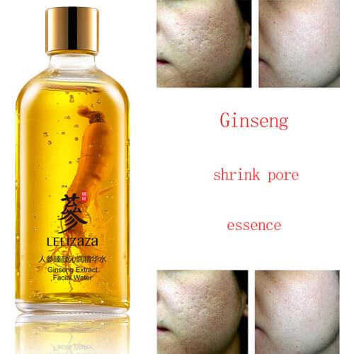 Korean Ginseng Shrink Pore Essence Skincare Products Serum Facial Pore Minimizer Anti Wrinkle Collagen Serum Facial Oil