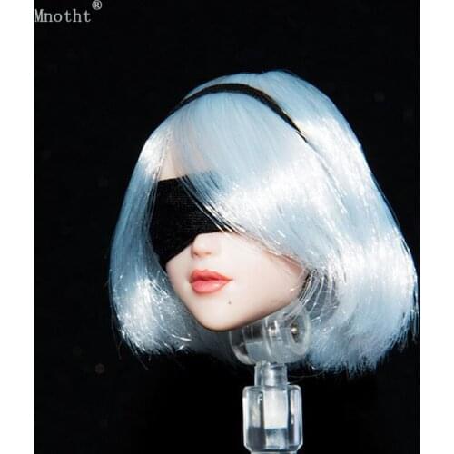 Mnotht 1/6 Neil Machinery Age 2b Sister soldier Female head Sculpt toy move eye OB Style Head Carved doll for 12'' Action Figure