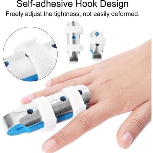 Mallet Aluminum & Foam Support Brace Finger Splint Hand Trigger Broken Finger/Sprain/Fracture/Pain Relief/ Joint Immobilization