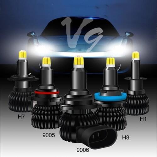 2020 NEW 8 Side CSP Chips headlight bulbs mini body H7 led 360 degree Full light 18000LM H11 LED fog light H1 H3 9005 9006 HB3