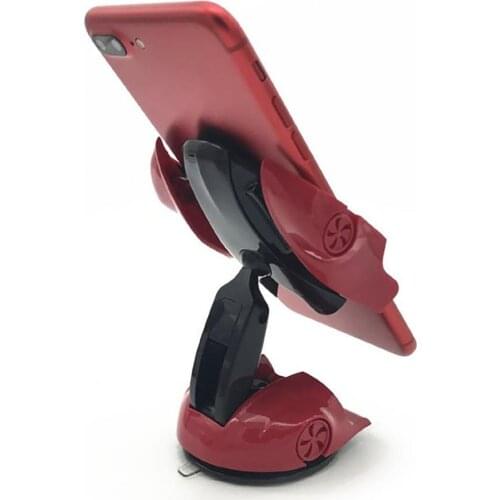 2021 New Fashion Foldable Sport Car Shape Dashboard Mobile Phone Holder Bracket Navigation Clip Phone Stand With Suction Cup
