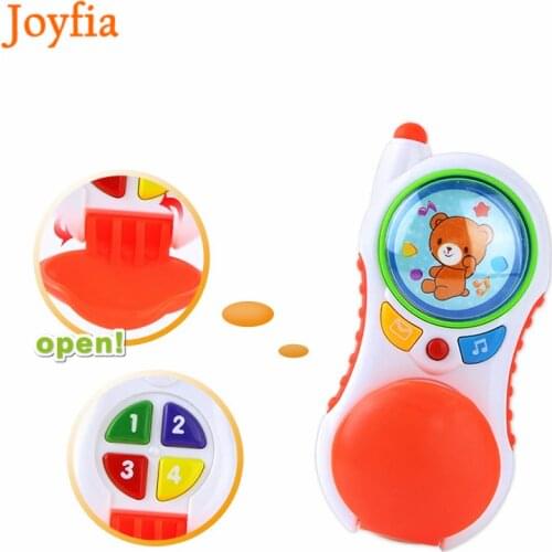 Electronic Toy Phone Kid Mobile Phone Cellphone Telephone Educational Learning Toys Musical & Flashing Light Baby Infant Toy