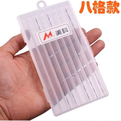 8 Grid 135mm Flat Long Plastic Parts Box Saw Blade Storage Box Component Box Drill Tap Box