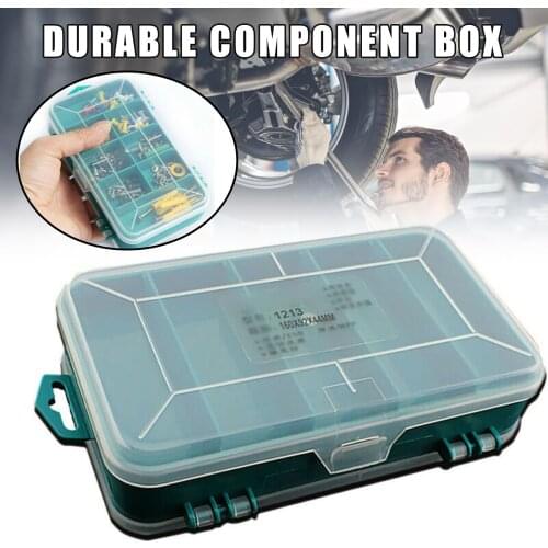 8 Slot Plastic Storage Case for Screws Threads Bolts Nails Nuts Parts Durable Box Tools JW