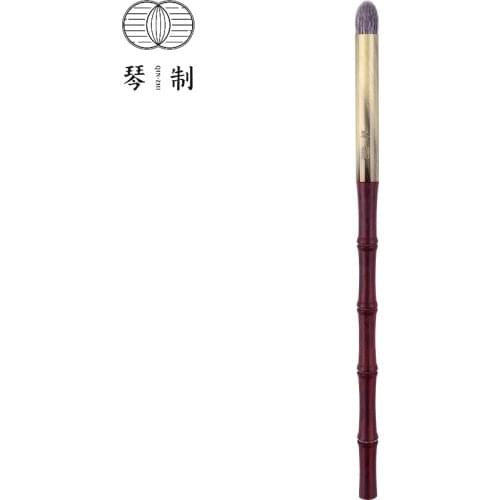 QINZHI Professional Handmade Make Up Brush 214 Small Pencil Eye Shadow Blending Brush Soft Goat Hair Fox Hair Makeup Brushes