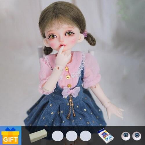 Shuga Fairy Bina 1/6 BJD Doll Resin Toys for Kids Girls Surprise Birthday Gift Yosd 26cm Cute Baby Doll Chu Anime Figure