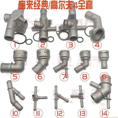 Aluminium alloy Cooling Coolant Hose Connector Supercharger Pipe fit For Golf MK4 Bettle A3 S3 TT Seat Leon 1.6 1.8T
