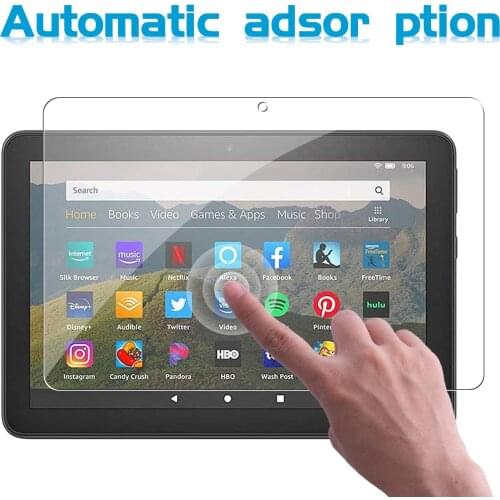 Tempered Glass for Amazon Fire HD 8 10th Gen 2020 Anti-cratch Tablet Screen Film Explosion-proof Tablet Protective Film