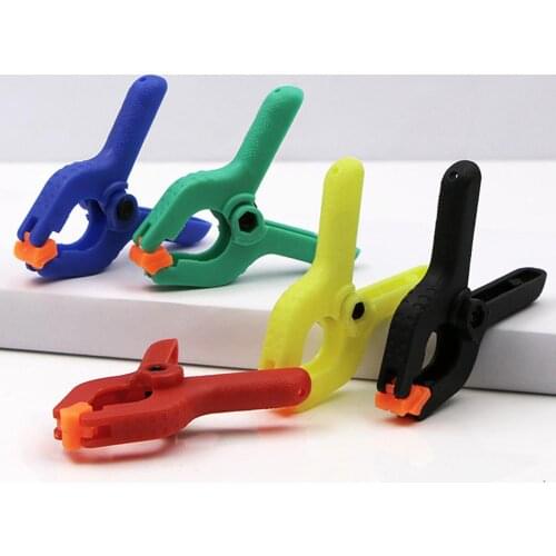 10Pcs 2 Inch Universal Plastic Clamp Fixture Fastening Tools Photo Studio Photography Background Clip Woodworking Spring Clamps