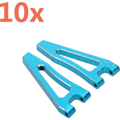 Wholesale 5Pairs/Lot HSP Hobby 06051 166018 Alum Front Upper Arms Upgrade Parts for 1/10 4WD RC Buggy Car Model 94166 Backwash