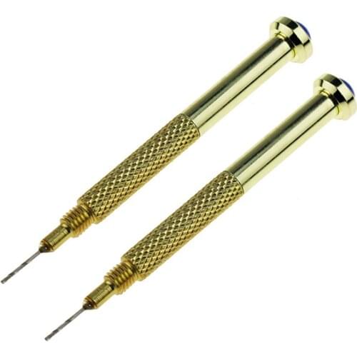 2Pcs Nail Art Drill Hole Maker Golden Pierce Dotting Pen Manicure Nail Art Tool Nail Polishing Accessories and Sanding Heads