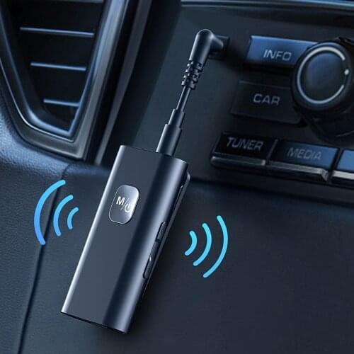 Siparnuo Bluetooth Receiver 5.0 3.5mm AUX Jack Audio Wireless Adapter for Car PC Headphones with Mic 3.5 Bluetooth 5.0 Receptor