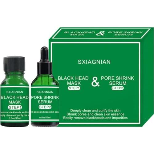 1PC Blackhead Remover Black Mask Skin Care Anti Acne Treatment Peel Off Facial Mask Pore Refining Serum Shrinks Pore Kit TSLM1