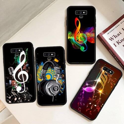 Musical Notes ddj dj music Phone Case For Samsung A50 A51 A71 A20E A20S S10 S20 S21 S30 Plus ultra 5G M11 Soft silicone funda