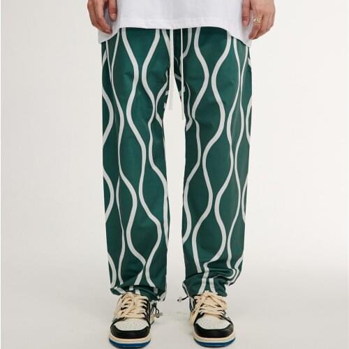 New Design Fashion Jogger Pants Men Corrugation Personality Hip Hop Causal Trousers Straight Pants Japanese Streetwear Men