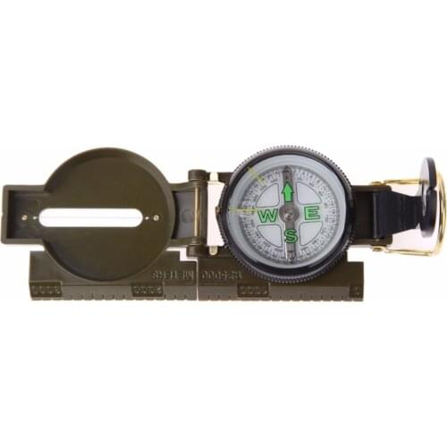 Portable Tactical Watch Folding Lens Compass Army Green Outdoor Camping Compass Military Tactical Kit Pocket bussola kompas