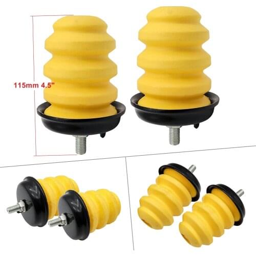 2pcs Car Rear Suspension Frame Axle Rubber Leaf Spring Bumper Bump Stop 15712438 FOR 1999-2006 SILVERADO 1500 HD 523-049