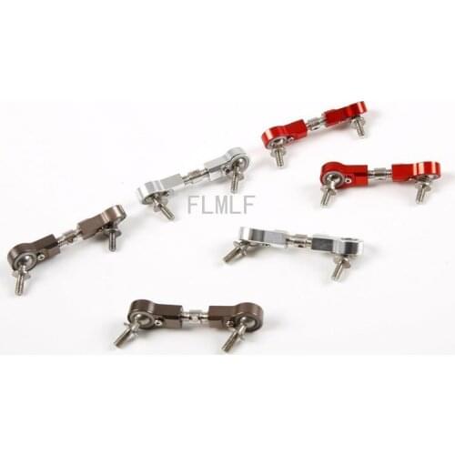 Alloy CNC Steering Gear Small Lever Pull Rod for Symmetrical Steering Fit for 1/5 HPI ROVAN ROFUN KM GTB TS BAJA 5B 5T 5SC