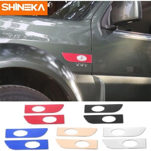 SHINEKA Newest Metal Turn Signal Light Guards Lamp Covers Protector Exterior Accessories for Suziki Jimny 2007+ Car Accessories