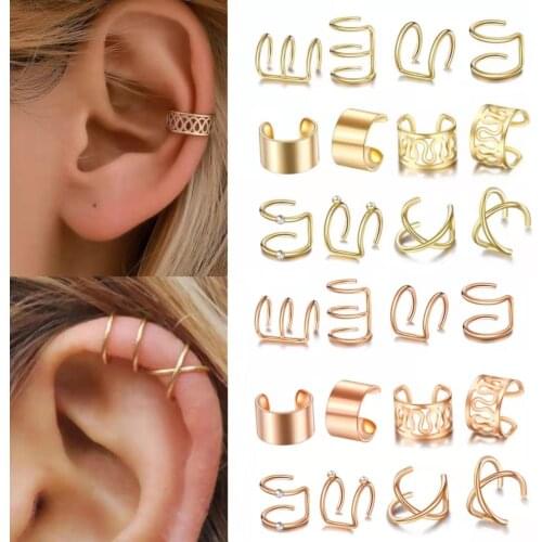 ShiZhuZhuYa Women's Gold Earrings