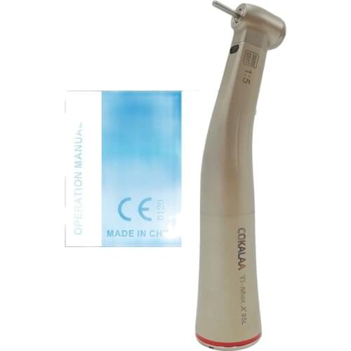 DENTAL NSK type TI MAX X95L Dental 1:5 Increasing Contra Angle Handpiece Red Ring fiber optic handpiece cokalaa