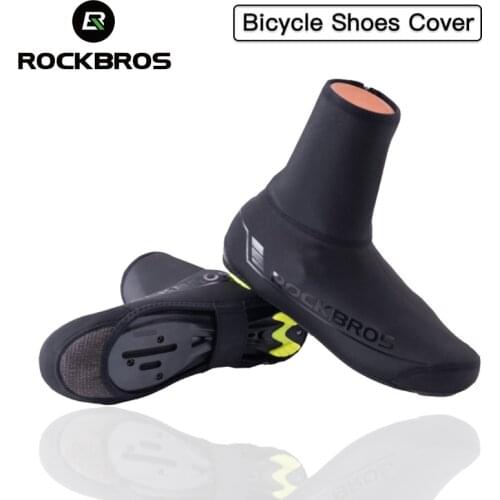 ROCKBROS Bicycle Shoes Cover Water Repellet Windproof Reflective Keep Warm Cycling Running Sking Shoes Cover Outdoor LF1052