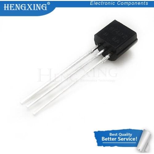 100pcs/lot BF422 in-line triode transistor TO-92 0.1A 250V NPN In Stock