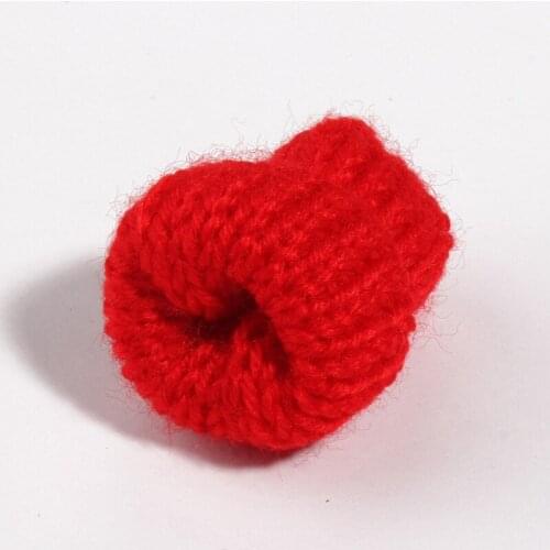 100pcs/lot, 3-4cm wool mini hat ,Lovely hairball children hair accessories girl hair with ornaments