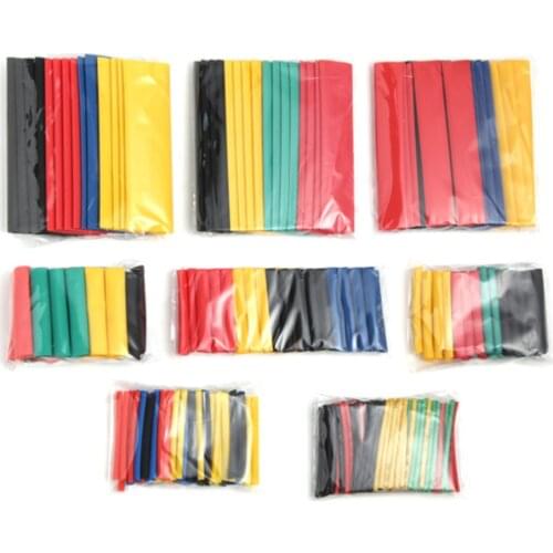 164PCS 328PCS Heat Shrink Tube Insulation Materials Elements Heat Shrink Tubing Thermoresistant Tube Polyolefin Shrinking Tub