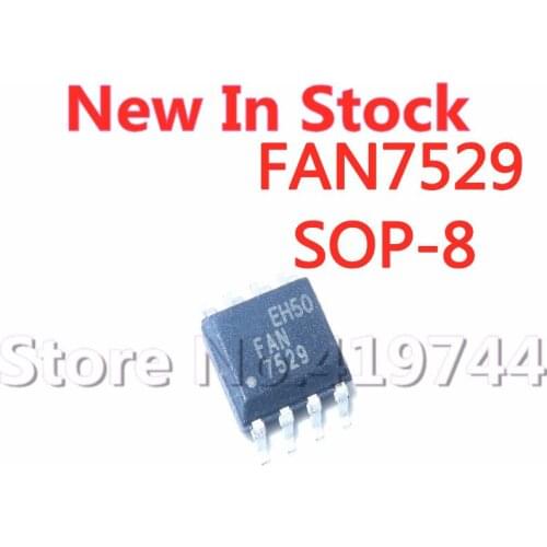 5PCS/LOT FAN7529 FAN7529MX 7529 SMD SOP-8 LCD power supply management chip In Stock NEW original IC