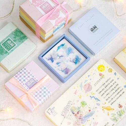 AAGU 50PCS/Lot Adhesive Stickers Scrapbooking Halloween Christmas Stickers Stationery /Bullet Journal Stickers Japanese Sticker