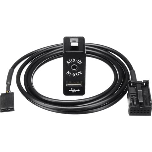 Car Aux Usb Port 12 Pin Bluetooth Interface Switch Panel Music Adapter for Bmw for Mini Cooper E39 E53 X5 Z4 E85 E86 X3 E83