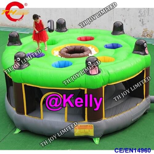 Free door shipping inflatable human whack a mole for sale, commercial inflatable whack mole sport games, carnival inflatables