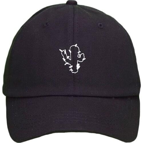 Embroidered Baseball Cap Fashion Neutral Cactus Pattern Solid Color Outdoor Sports Shade Hat Leisure Street Hip Hop Caps TG0077