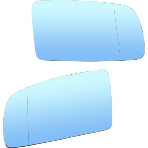 1 Pair Side Rearview Wing Heated Mirror Glass 51167065081 51167065082 Fit for BMW 5 6 E60 E61 E63 E64 2004 2005-2008 2009 2010