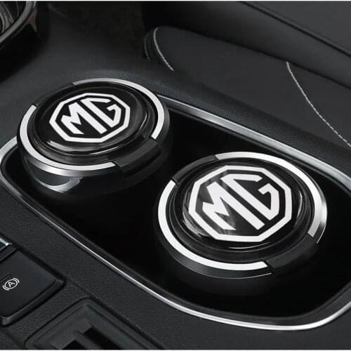 For MG 6 GS GT ZT 350 7 5 3 ZR 550 RX5 ZS HS TF LOGO Car Ashtray with LED Ashtray Trash Can Storage Cigarette Holder Acessories