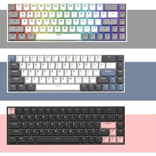 FL ESPORTS Hot Swap Socket 68 Keys Gaming Mechanical Keyboard Kailh Box Switch Inside For PC Laptop Office Work