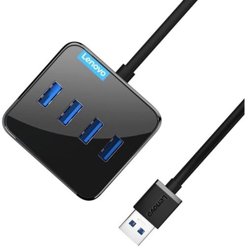 Lenovo USB 3.0 HUB 4 Port 4 in 1 Adapter Splitter 1.5m Wire For PC Laptop Macbook Computer Peripherals Accessorie Expander