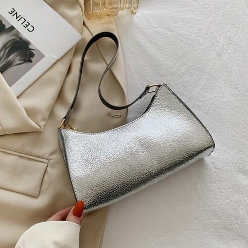Summer Popular Underarm Bag New Pu Leather Shoulder Bag Female Fashion Texture Handbags for Women 2021 Luxury Designer